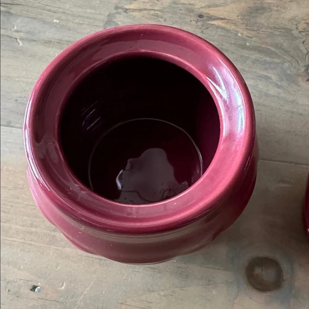 Longaberger Pottery Cream & Sugar Set - Picture 4 of 5